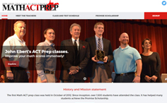 Math Act Prep Wordpress Website